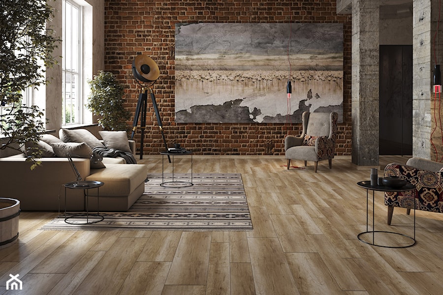 Drewniany dom - Salon, styl nowoczesny - zdjęcie od RuckZuck