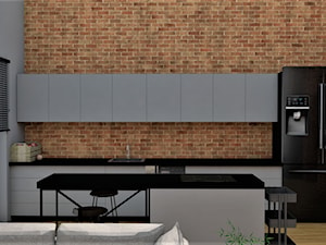 Mieszkanie dla singielki - Kuchnia, styl industrialny - zdjęcie od Błasiak Studio