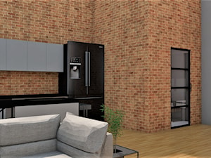 Mieszkanie dla singielki - Kuchnia, styl industrialny - zdjęcie od Błasiak Studio