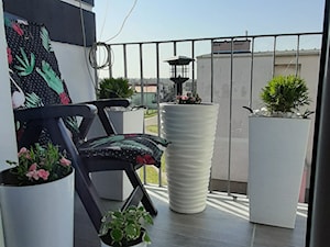 Balkon Pani Agi - Taras, styl nowoczesny - zdjęcie od Inspiracje użytkowników