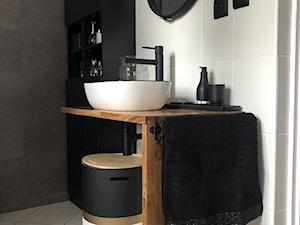 Metamorfoza łazienki Pani Agnieszki - Średnia łazienka z oknem, styl industrialny - zdjęcie od Inspiracje użytkowników