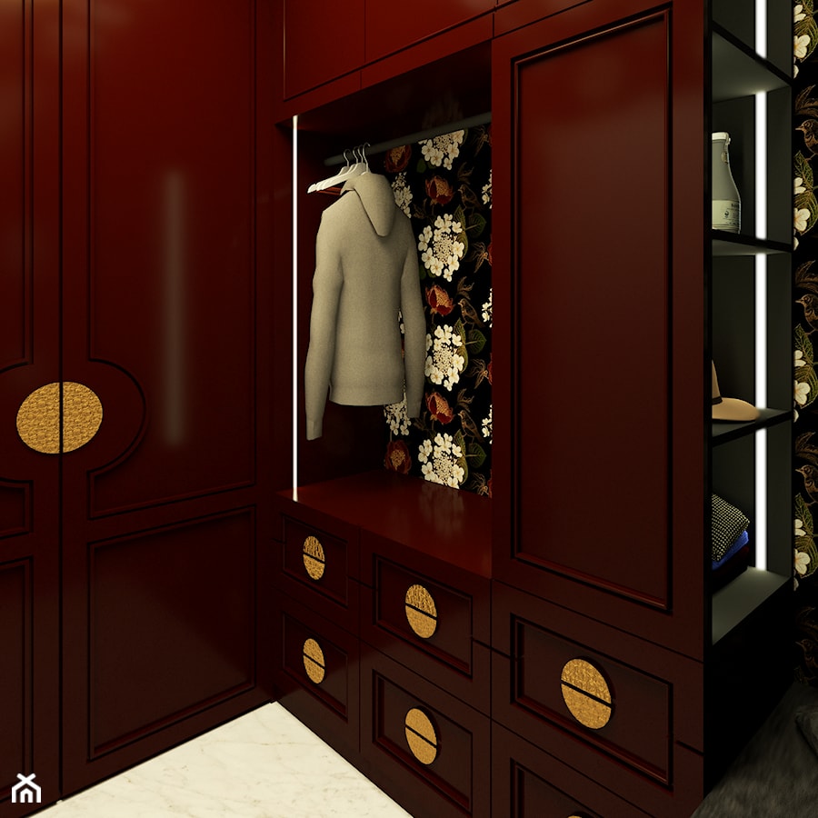 Garderoba w stylu nowoczesnego Art Deco - zdjęcie od Modelim