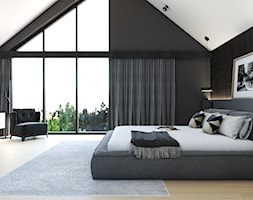 Sypialnia na poddaszu - Sypialnia, styl minimalistyczny - zdjęcie od KAT interiors - Homebook