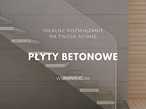 Szara płyta betonowa - beton architektoniczny - WENEVE.COM - zdjęcie od WENEVE.COM | Beton architektoniczny | Donice betonowe | Sklep online | Showroom Rzeszów