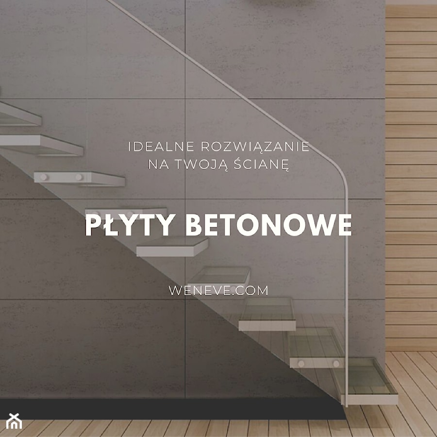 Szara płyta betonowa - beton architektoniczny - WENEVE.COM - zdjęcie od WENEVE.COM | Beton architektoniczny | Donice betonowe | Sklep online | Showroom Rzeszów