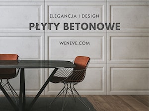 Minimalistyczny panel betonowy ścienny 3D - beton architektoniczny - WENEVE.COM - zdjęcie od WENEVE.COM | Beton architektoniczny | Donice betonowe | Sklep online | Showroom Rzeszów