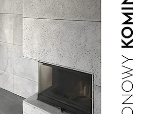 Kominek betonowy - obudowa kominka - beton architektoniczny - WENEVE.COM - zdjęcie od WENEVE.COM | Beton architektoniczny | Donice betonowe | Sklep online | Showroom Rzeszów