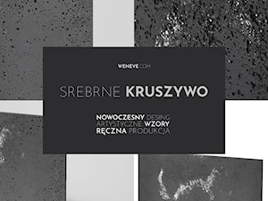 Srebrne kruszywo ozdobne - beton architektoniczny - WENEVE.COM - zdjęcie od WENEVE.COM | Beton architektoniczny | Donice betonowe | Sklep online | Showroom Rzeszów