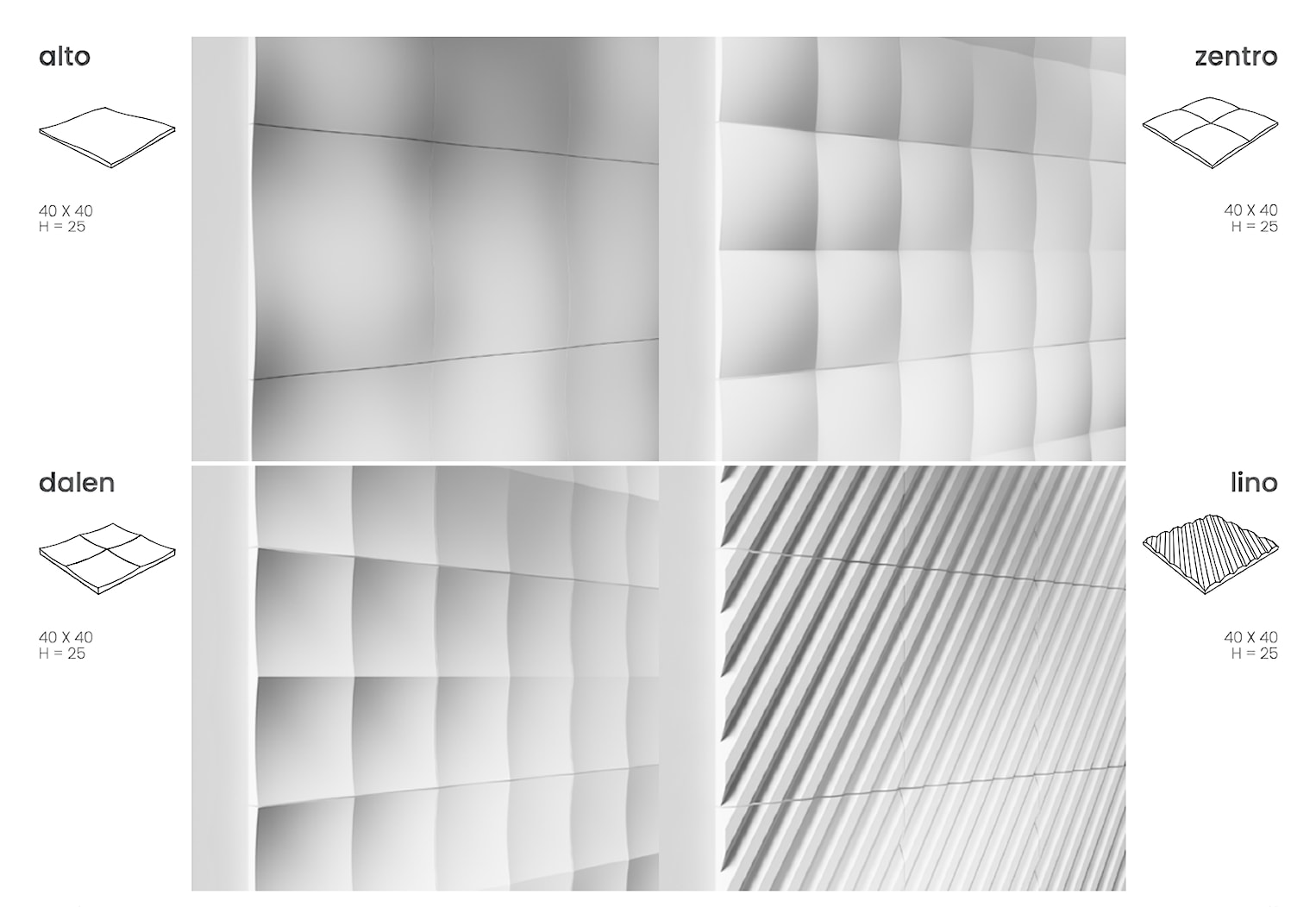 KB | panele 3D - zdjęcie od KBCUT | studio | fronty meblowe - Homebook