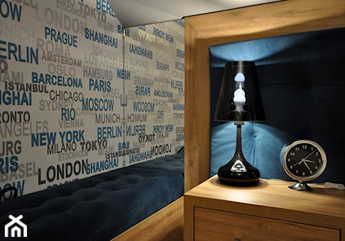 sypialnia w kolorze blue - zdjęcie od EWEM aranżacja wnętrz Edyta Wełnicka
