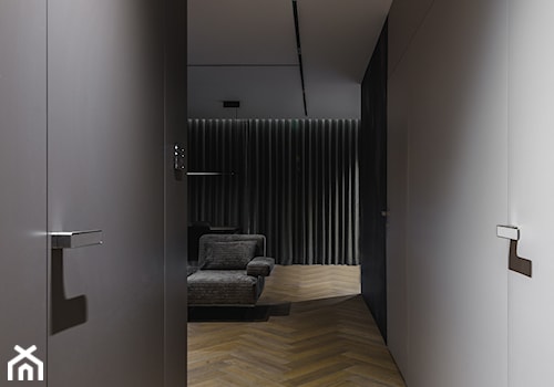 Poznań - Luksusowy Apartament - Hol / przedpokój, styl nowoczesny - zdjęcie od Kamińska Dorota - Pracownia Projektowa
