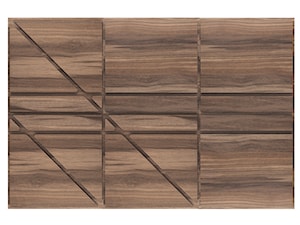 Panel ścienny z laminatu – drewno, w rozmiarze 150×100 cm | KANO #61 - zdjęcie od OVO