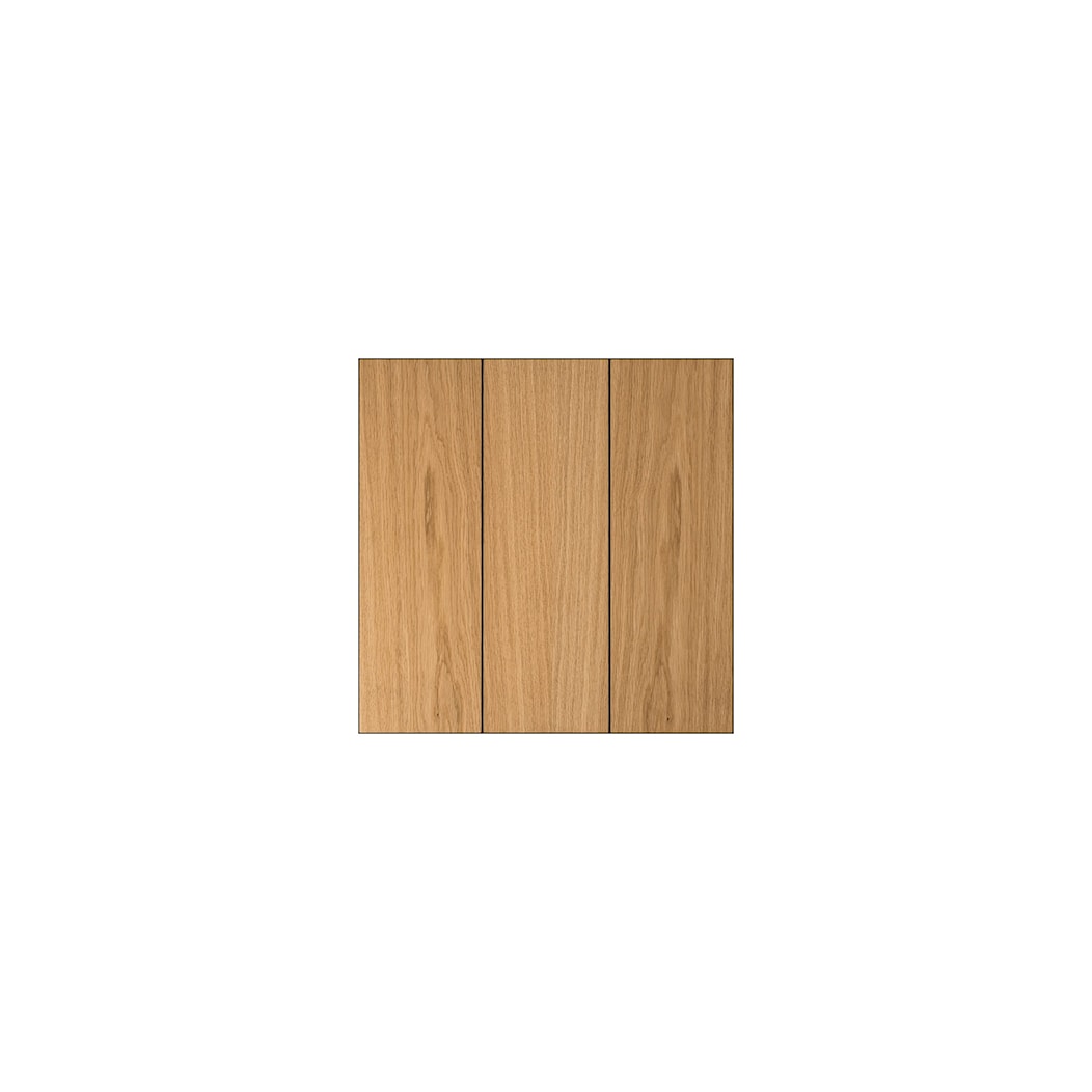 Dekoracja ścienna z forniru drewnianego, w rozmiarze 50×50 cm | TAVOLE #11 - zdjęcie od OVO - Homebook