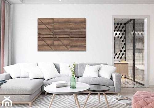 Panel ścienny z laminatu – drewno, w rozmiarze 150×100 cm | KANO #61 - zdjęcie od OVO