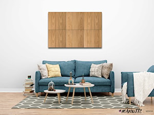 Panel ścienny z forniru drewnianego, w rozmiarze 150×100 cm