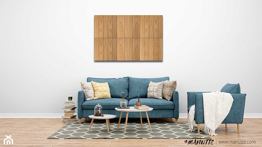 Panel ścienny z forniru drewnianego, w rozmiarze 150×100 cm | TAVOLE #61 - zdjęcie od OVO