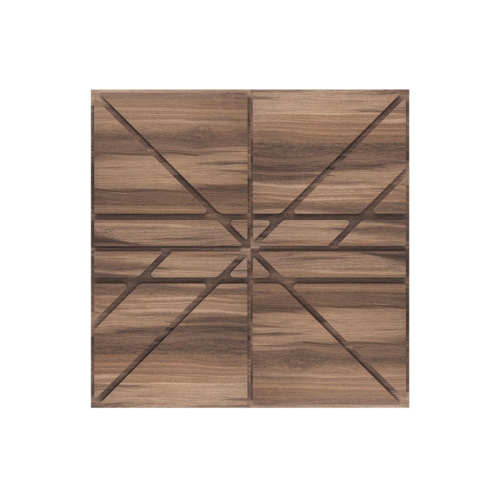 Dekoracja ścienna z laminatu – drewno, w rozmiarze 100×100 cm | KANO #41 - zdjęcie od OVO - Homebook
