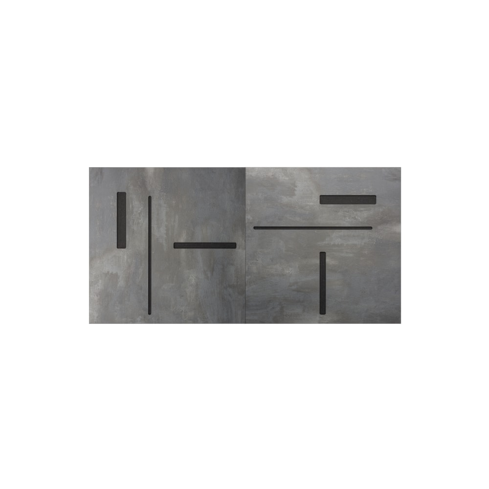 Panel ścienny z betonu – laminat, w rozmiarze 100×50 cm | STRIPES #21 - zdjęcie od OVO - Homebook
