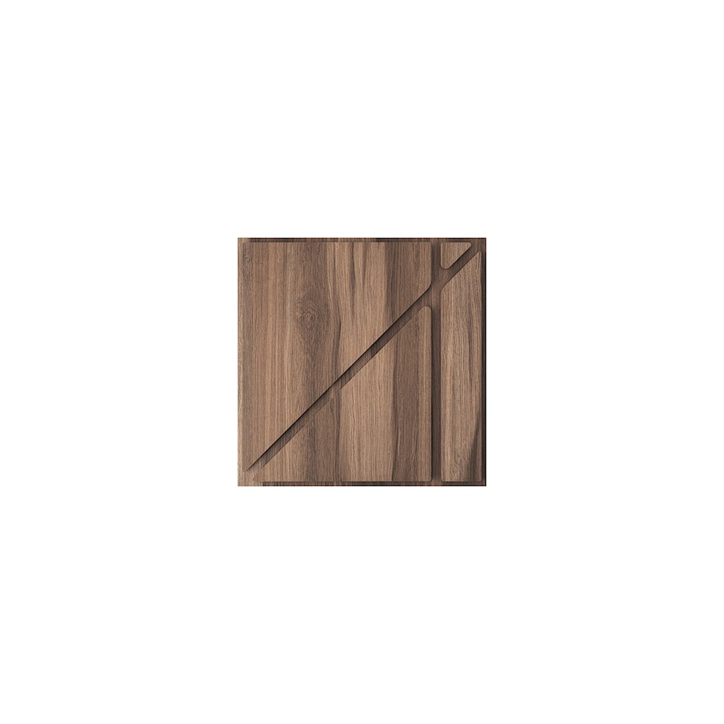 Dekoracja ścienna z laminatu – drewno, w rozmiarze 50×50 cm | KANO #11 - zdjęcie od OVO - Homebook