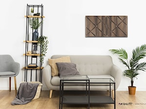 Panel ścienny z laminatu – drewno, w rozmiarze 100×50 cm | KANO #21 - zdjęcie od OVO
