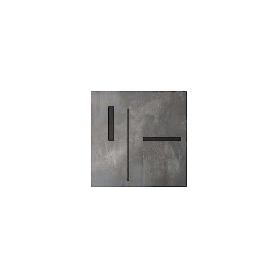 Dekoracja ścienna z betonu – laminat, w rozmiarze 50×50 cm | STRIPES #11 - zdjęcie od OVO