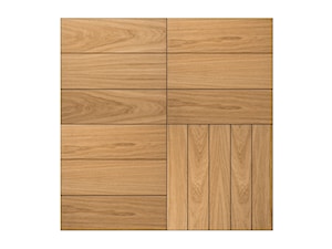 Dekoracja ścienna z forniru, drewnianego w rozmiarze 100×100 cm | TAVOLE #41 - zdjęcie od OVO