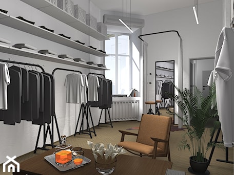 Aranżacje wnętrz - Wnętrza publiczne: Butik - Wnętrza publiczne, styl industrialny - Łukaszewicz Studio. Przeglądaj, dodawaj i zapisuj najlepsze zdjęcia, pomysły i inspiracje designerskie. W bazie mamy już prawie milion fotografii!