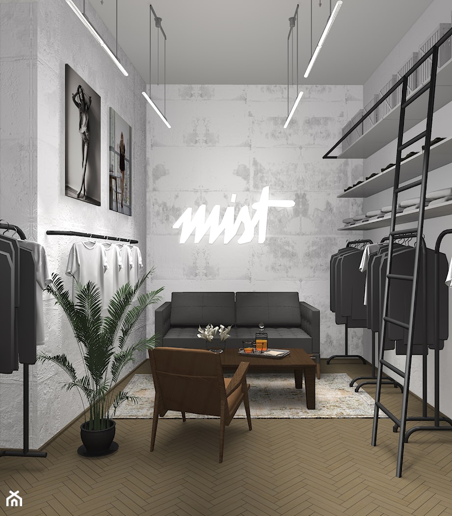 Butik - Wnętrza publiczne, styl industrialny - zdjęcie od Łukaszewicz Studio - Homebook