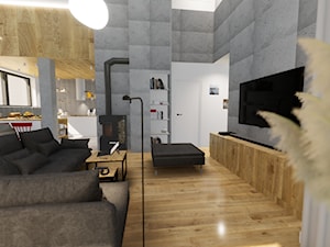 Urokliwy dom w górach - Salon, styl skandynawski - zdjęcie od Mały Wielki Projekt