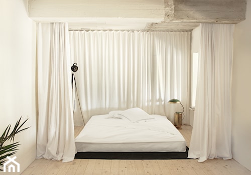 Industrial, Minimalistic Bedroom - zdjęcie od Ewelina Mąkosa