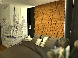 Apartament na wynajem krótkoterminowy - Sypialnia, styl nowoczesny - zdjęcie od Remus Studio Design