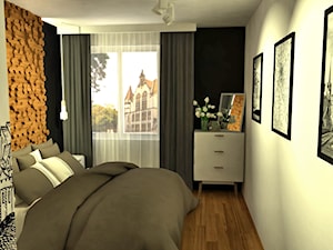 Apartament na wynajem krótkoterminowy - Sypialnia, styl nowoczesny - zdjęcie od Remus Studio Design