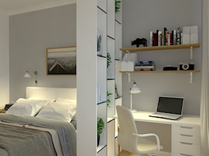 Mieszkanie 100m2 w kamienicy - Sypialnia, styl skandynawski - zdjęcie od Remus Studio Design
