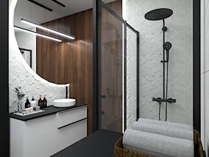 Duża łazienka Apartament Popowice - zdjęcie od Remus Studio Design