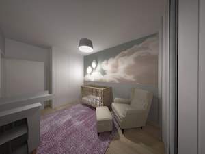Dom szeregowy w Karwianach - Pokój dziecka, styl skandynawski - zdjęcie od Moie Studio - Autorskie studio projektowania wnętrz