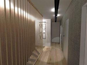 Dom szeregowy w Karwianach - Hol / przedpokój, styl nowoczesny - zdjęcie od Moie Studio - Autorskie studio projektowania wnętrz