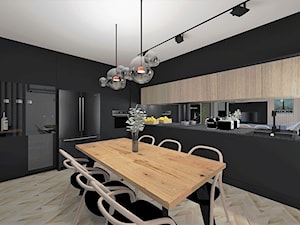 Różanka 2020 - Kuchnia, styl industrialny - zdjęcie od Moie Studio - Autorskie studio projektowania wnętrz