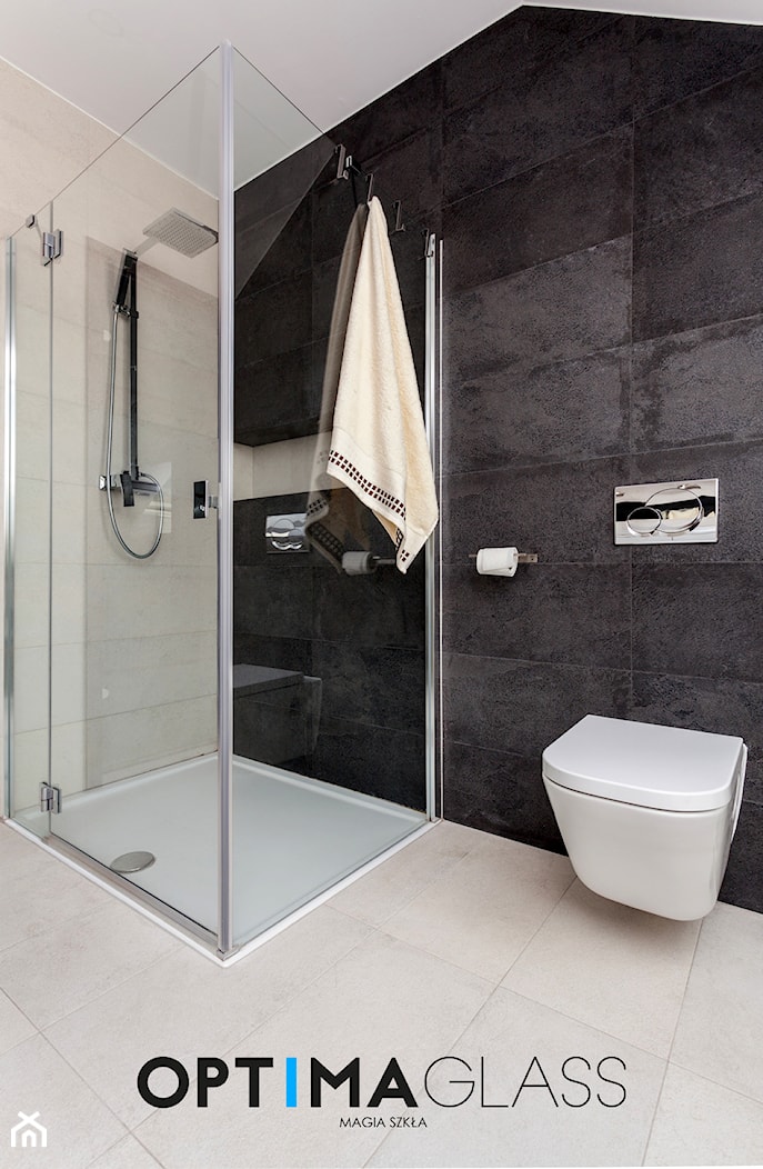 optimaglass zabudowy prysznicowe kabiny na wymiar lustra walk'in - zdjęcie od GRUPA LP decoeco optimaglass decobel - Homebook