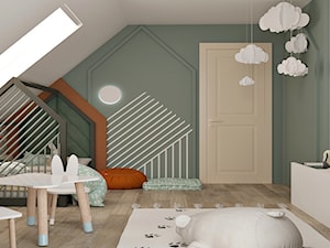 projekt pokoju dziecięcego - Pokój dziecka, styl nowoczesny - zdjęcie od Żeromska Projektowanie wnętrz