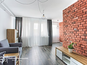 mieszkanie w stylu industrialnym salon - zdjęcie od Mateusz Dobrowolski Fotografia