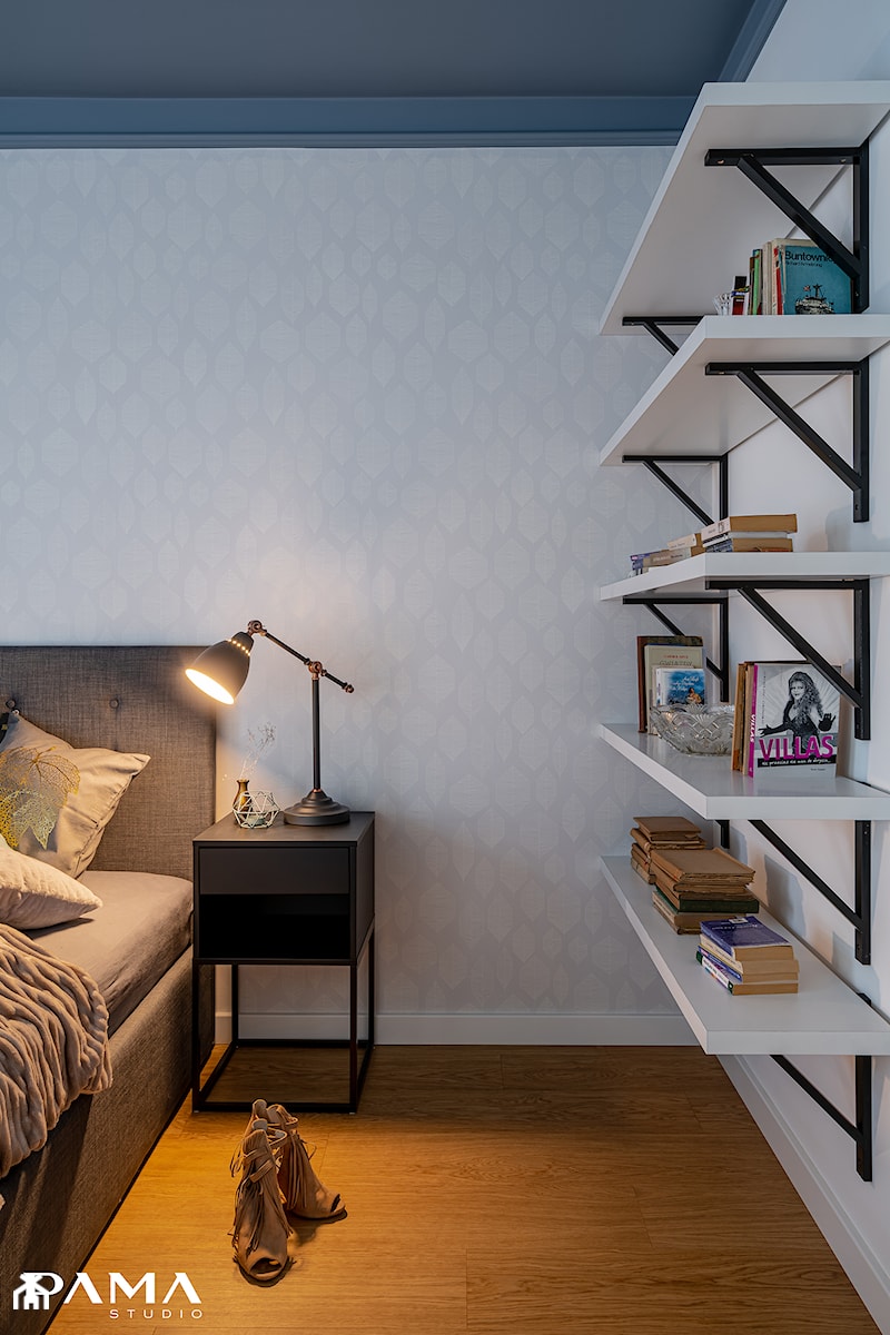 Złoto i nie tylko - Sypialnia, styl nowoczesny - zdjęcie od PAMA Studio