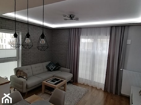 Aranżacje wnętrz - Salon: 56m2 Bemowo Warszawa - Salon, styl nowoczesny - mroczyslaw. Przeglądaj, dodawaj i zapisuj najlepsze zdjęcia, pomysły i inspiracje designerskie. W bazie mamy już prawie milion fotografii!