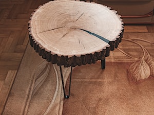 Stolik z plastra dębowego - zdjęcie od Turaj Pracownia Stolarska