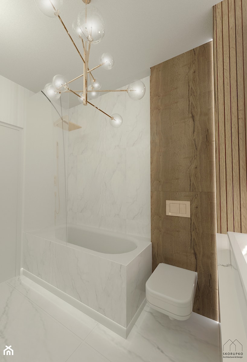 Marmurowa Łazienka / Marble Bathroom - zdjęcie od Architecture & Design