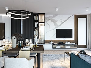 Mieszkanie na Ochocie - Salon, styl nowoczesny - zdjęcie od Mili Design