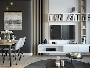 Mieszkanie Bielany - Salon, styl nowoczesny - zdjęcie od Mili Design