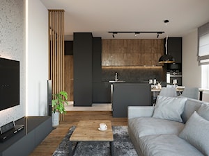 Mieszkanie na Ursynowie - Salon, styl nowoczesny - zdjęcie od Mili Design