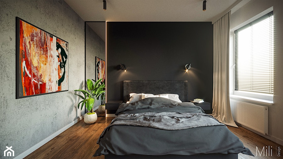 Mieszkanie na Ursynowie - Sypialnia, styl nowoczesny - zdjęcie od Mili Design