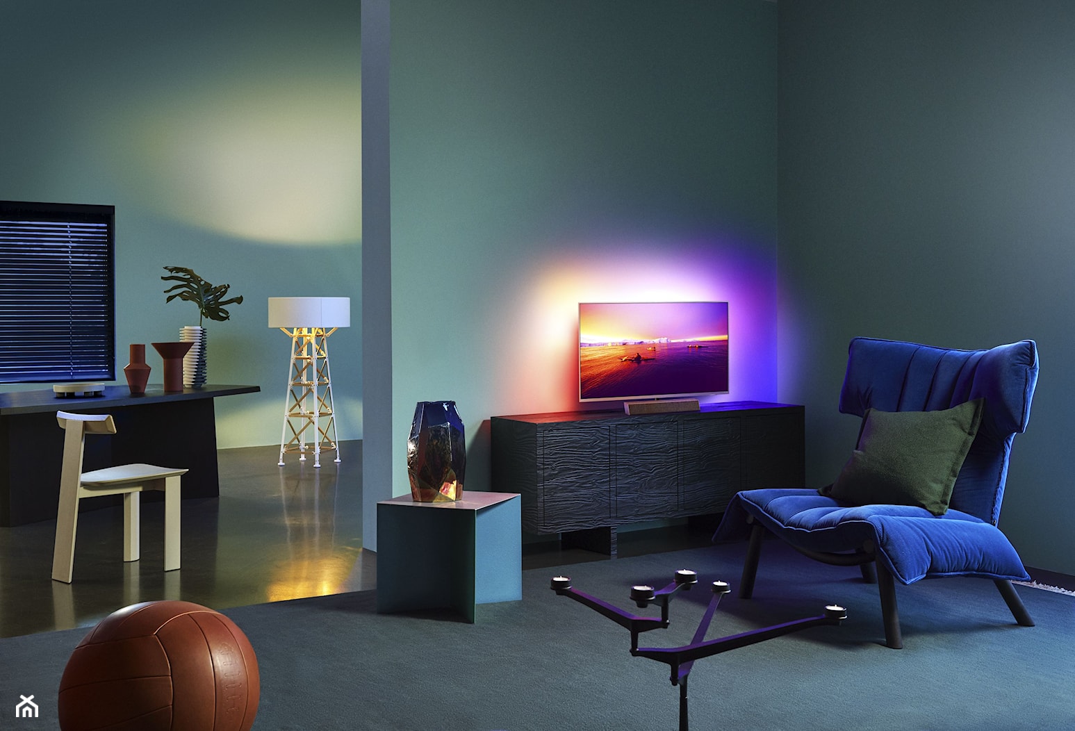 Philips Ambilight - Salon, styl nowoczesny - zdjęcie od Philips TV & Sound - Homebook