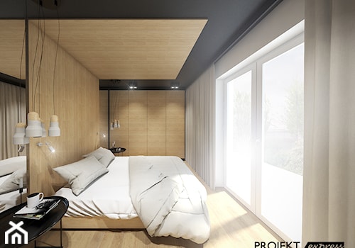 Łóżko z nowoczesnym baldachimem - zdjęcie od PROJEKT express